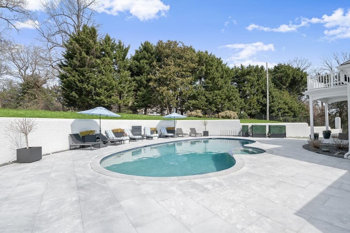Complete Backyard — Pool, Patio & Walkways